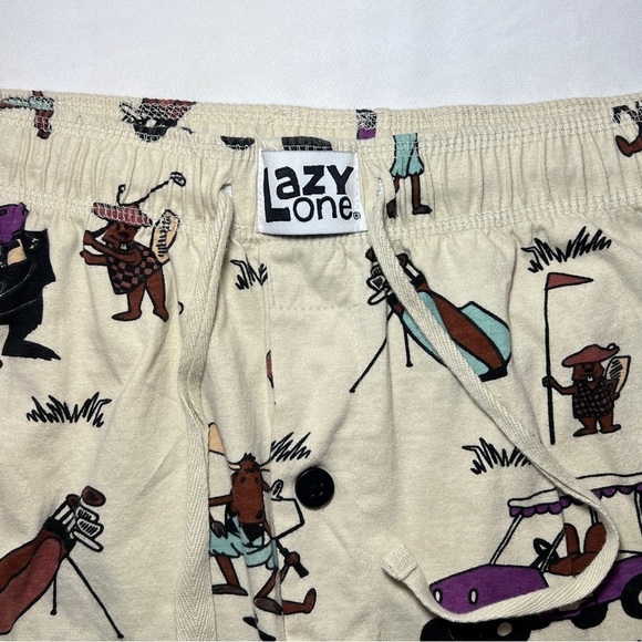 Men’s Lazy One Moose Golfer Pj’s Size Large - Picture 3 of 8